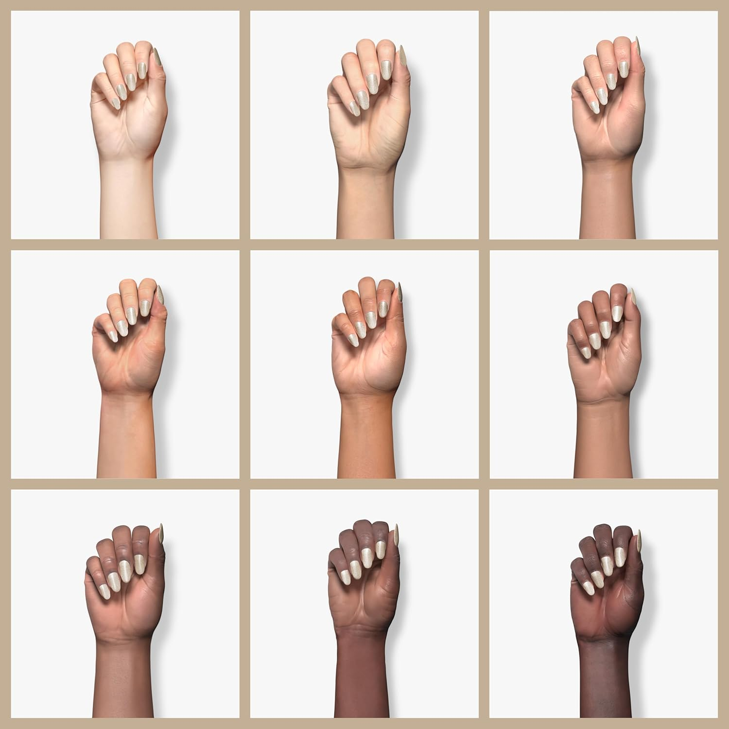 VERONNI Glitter Nail Gel Polish Clear Crushed Glass Reflective Shine Nail Polish Diamond Sparkle Soak off UV LED Bright Glitter Gel Nail Polish Bungee Party Broken Clear Sparkling Gel Nail Art Manicure 10Ml-Silver Glitter (#S-005 Champagne Gold) - S-005 Champagne Gold image number 5