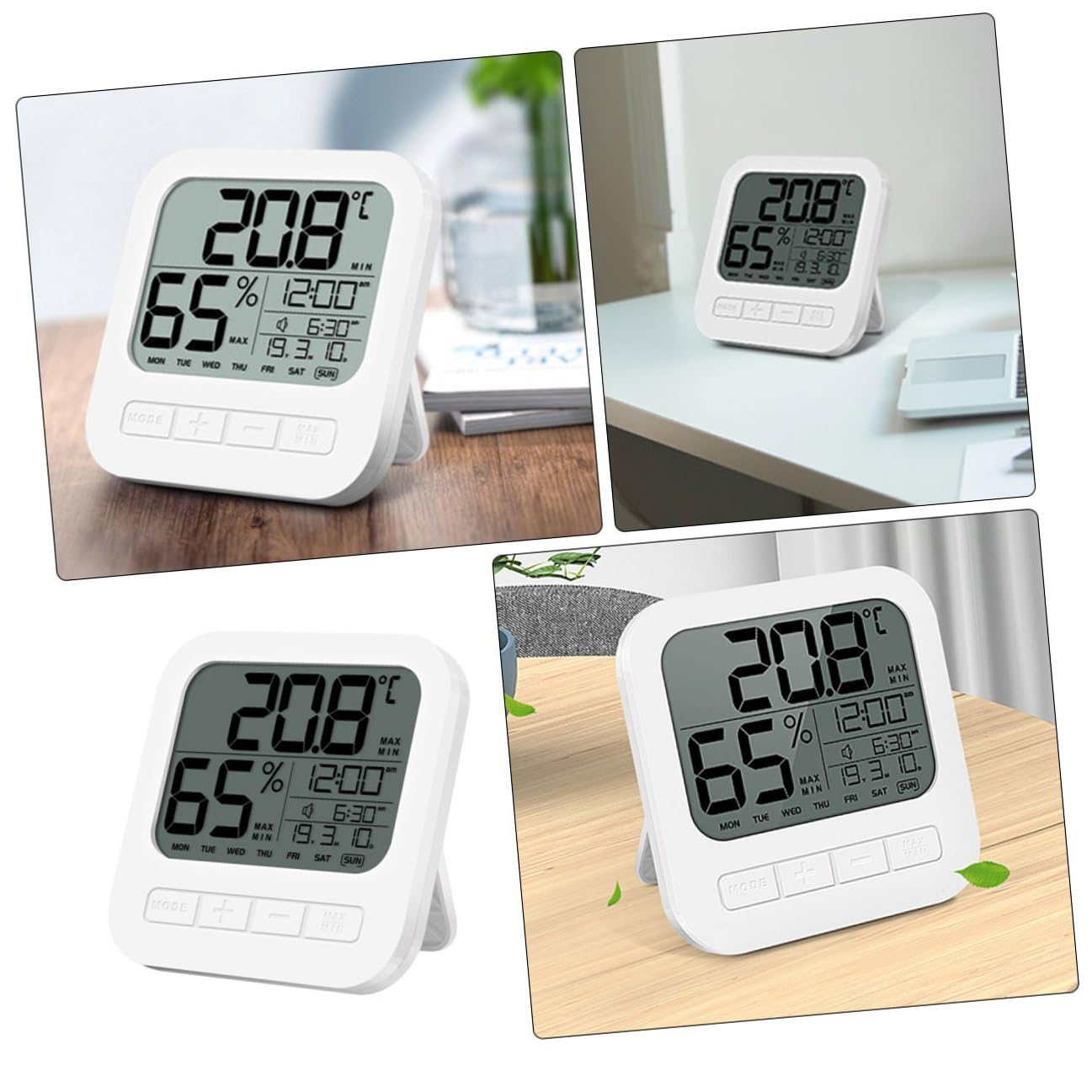High Precision Digital Hygrometer Indoor Thermometer with Temperature and Humidity Monitor Maximum and Minimum Records Climate Indicator for Home and Nursery Use image number 3