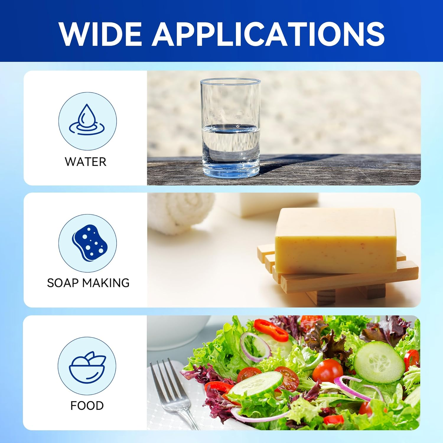 Universal Ph Test Strips 0-14, Quick Accurate Ph Testing Kit for Food, Soap Making & Kombucha, 125Ct Litmus Paper Ph Test Strips for Liquids, Drinking Water, Aquarium, Pool, Hot Tub, Spa image number 3