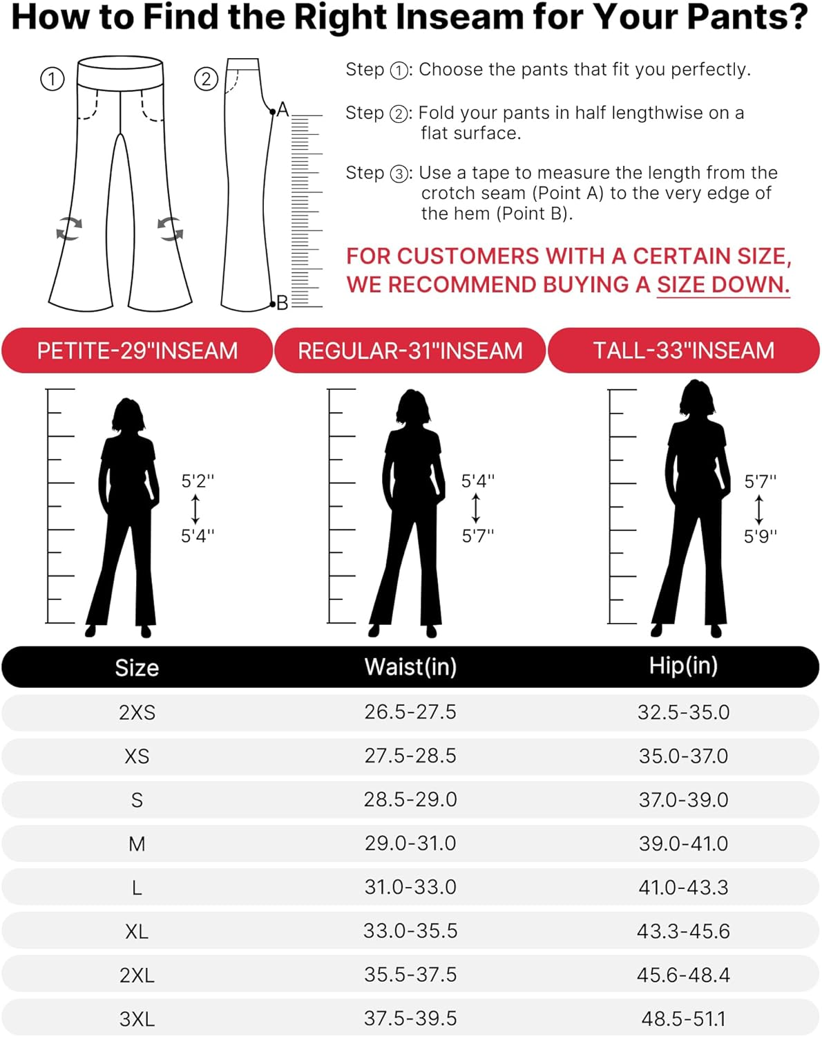 G4Free Wide Leg Pants Woman Yoga Pants with Pockets (Dark Navy,S,33") image number 1