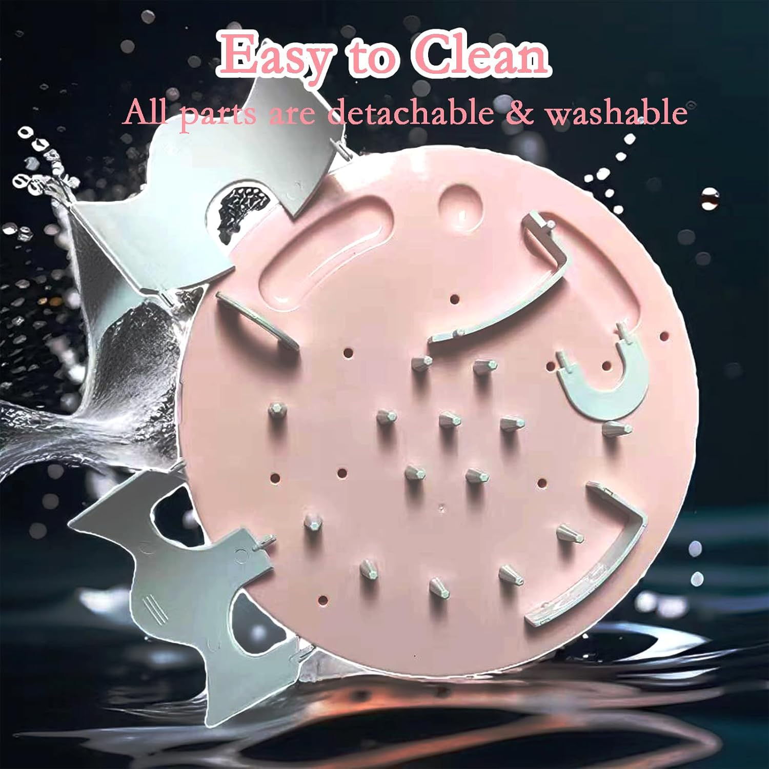 Gdsanlian-Interactive Cat Toy Puzzle Box - Cat Puzzle Feeder - Cat Slow Feeding Treatment Dispenser - Cat Puzzle Box - Puzzle Maze Toy - Indoor Rich Cat Toys（Pink） - Green image number 7