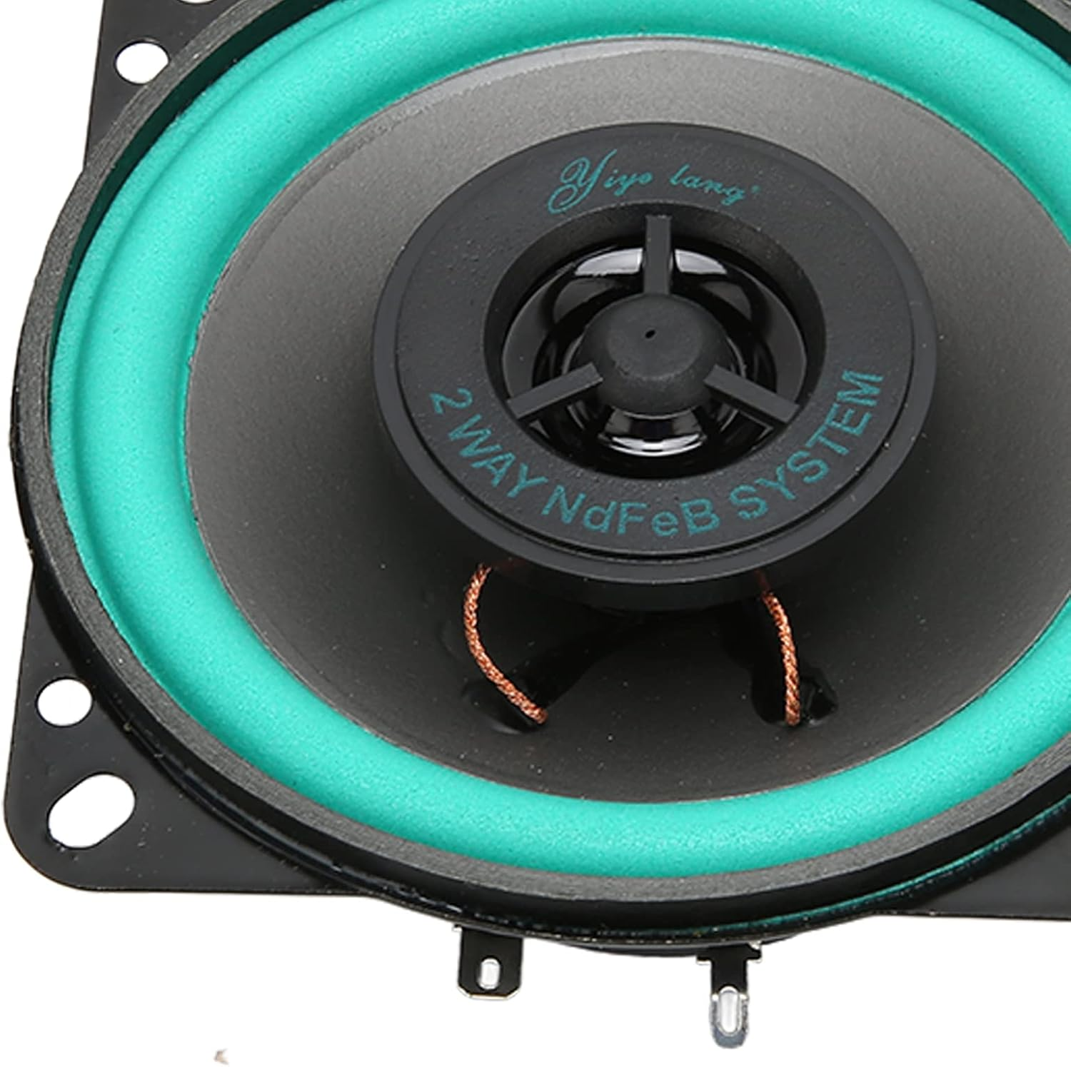 Diyeeni 4 Inch Car Speakers, 100W High Power Stereo Coaxial Speaker, Mid Range, 4 Ohm Audio Sound, High Sensitivity, for All Car Sound Systems, 1PCS image number 2