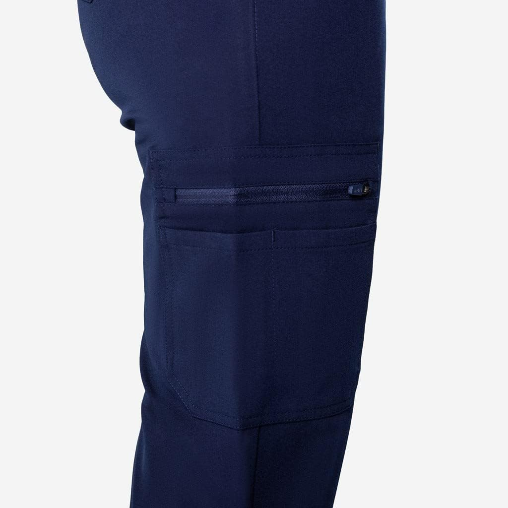 Bad Workwear Women'S Revolutionary Slim Fit Jogger Scrub Pants, Navy, Medium image number 1