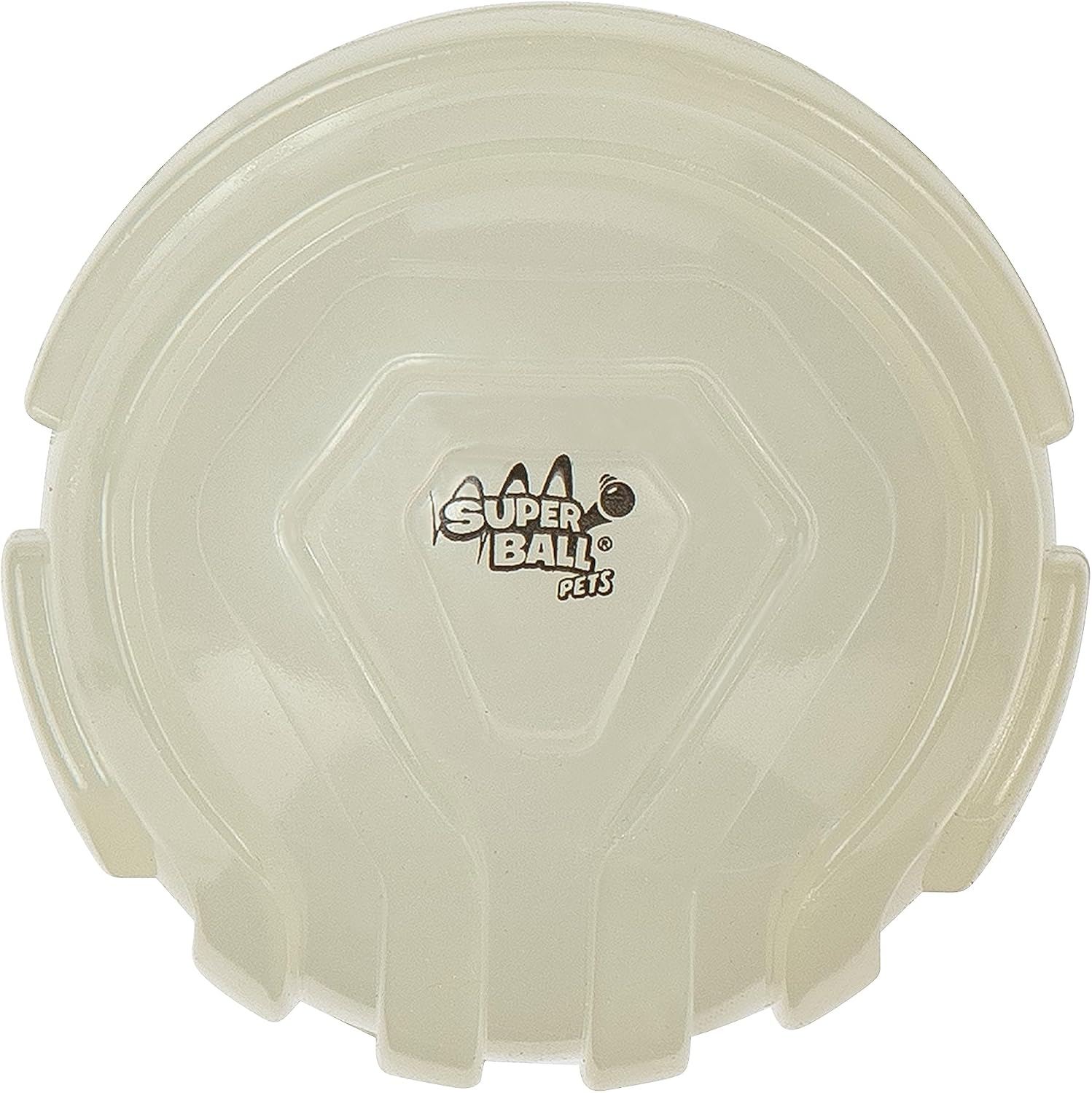 Jazwares Wham-O Pets Superball Bounce Glow Light - 2.5-Inch Light-Up Dog Ball with Encased LED Light and Durable BPA Free Rubber