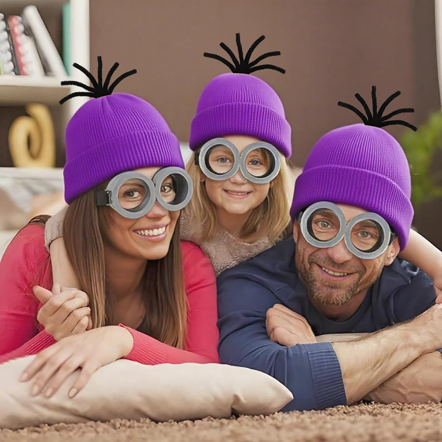 Halloween Adult Costume Accessories, Yellow Cosplay Costume Accessories with Hat Goggles Gloves for Men Women Halloween Cosplay Party