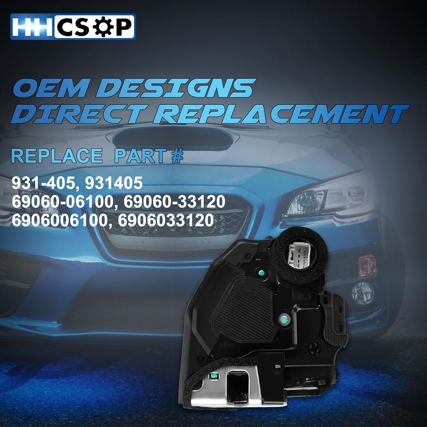 Rear Left Driver Side Door Lock Latch Actuator Fit for 2007-2019 Toyota Camry 4Runner Corolla Highlander Prius V RAV4 Venza Scion Xb Lexus Es300H ES350 Gs200T GS300 GS350 Gs450H GX460 69060-06100