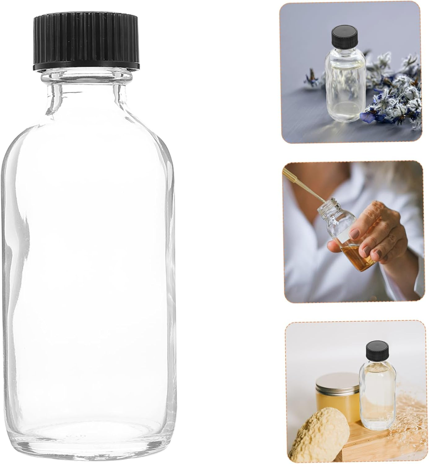 15Pcs Essential Oil Vials Perfume Bottles Multipurpose Glass Sample Bottles image number 3