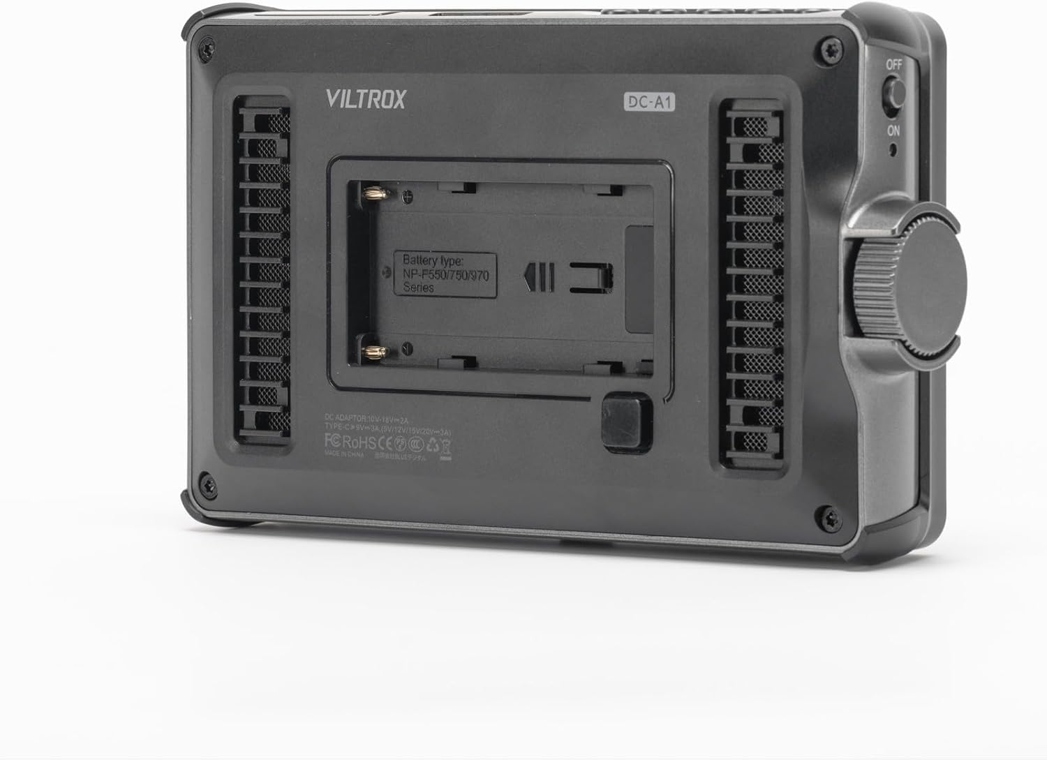 VILTROX DC-A1 with Battery Kit,7" 2800Nit Ultra-Bright Touchscreen Camera Field Monitor, 4K HDMI Input/Output, 1920X1080 FHD, DSLR External Monitor with Cooling Fan, Sunshade Hood,3D LUT