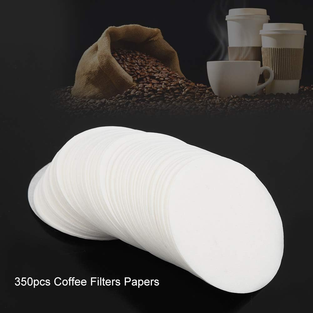 350Pcs Coffee Filter, Filter Paper, round Coffee Filtration, Home Use for Aeropress for Drip Coffee Office Use image number 5
