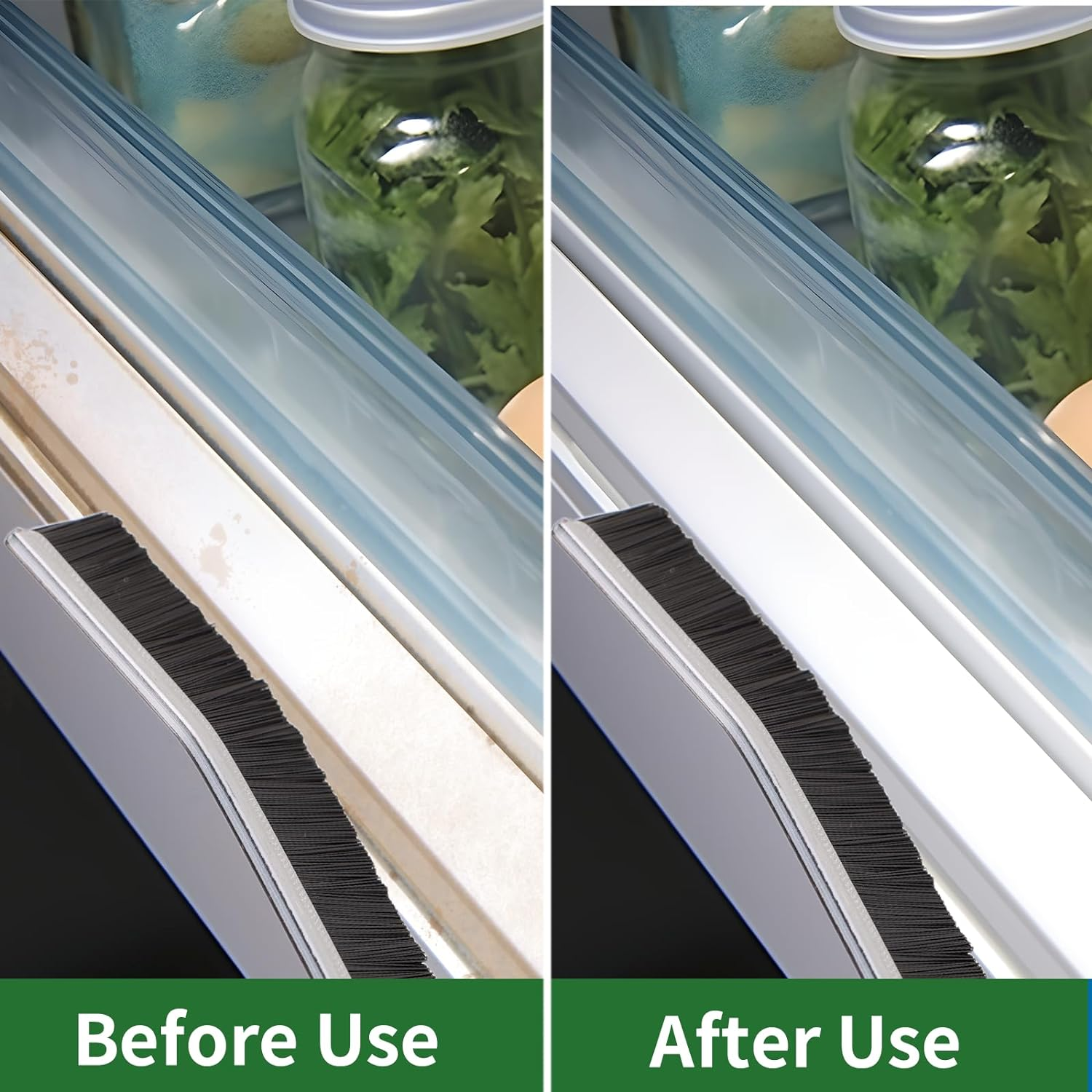 2 Pcs Crevice Cleaning Brush Hard Bristle Gap Brush Multifunctional for Bathroom Household Kitchen Tiles Window Crevice Cleaning Tool (Style 1) image number 4