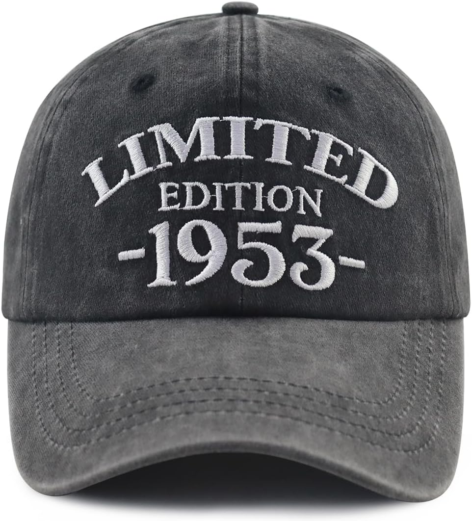 Xullaxth Limited Edition 1950 1951 1952 1953 1954 1955 1956 1957 1958 1959 Hat for Men Women, Adjustable Cotton Baseball Cap