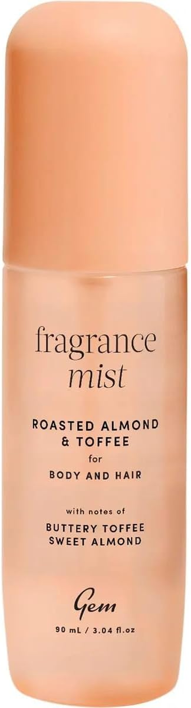 Gem Fragrance Mist for Body & Hair Roasted Almond & Toffee 90Ml