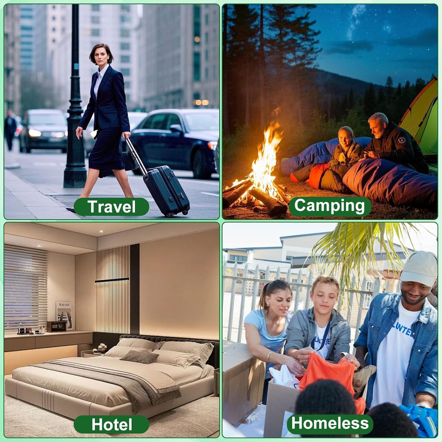 Toiletry Kits Homeless Personal Hygiene Care Package Kits Supplies in Bulk, Disposable Travel Size Essential Women Men Toiletries Set for Hotel,Charity,Camping,Travel (7.1 Inch, 20, Count) image number 5