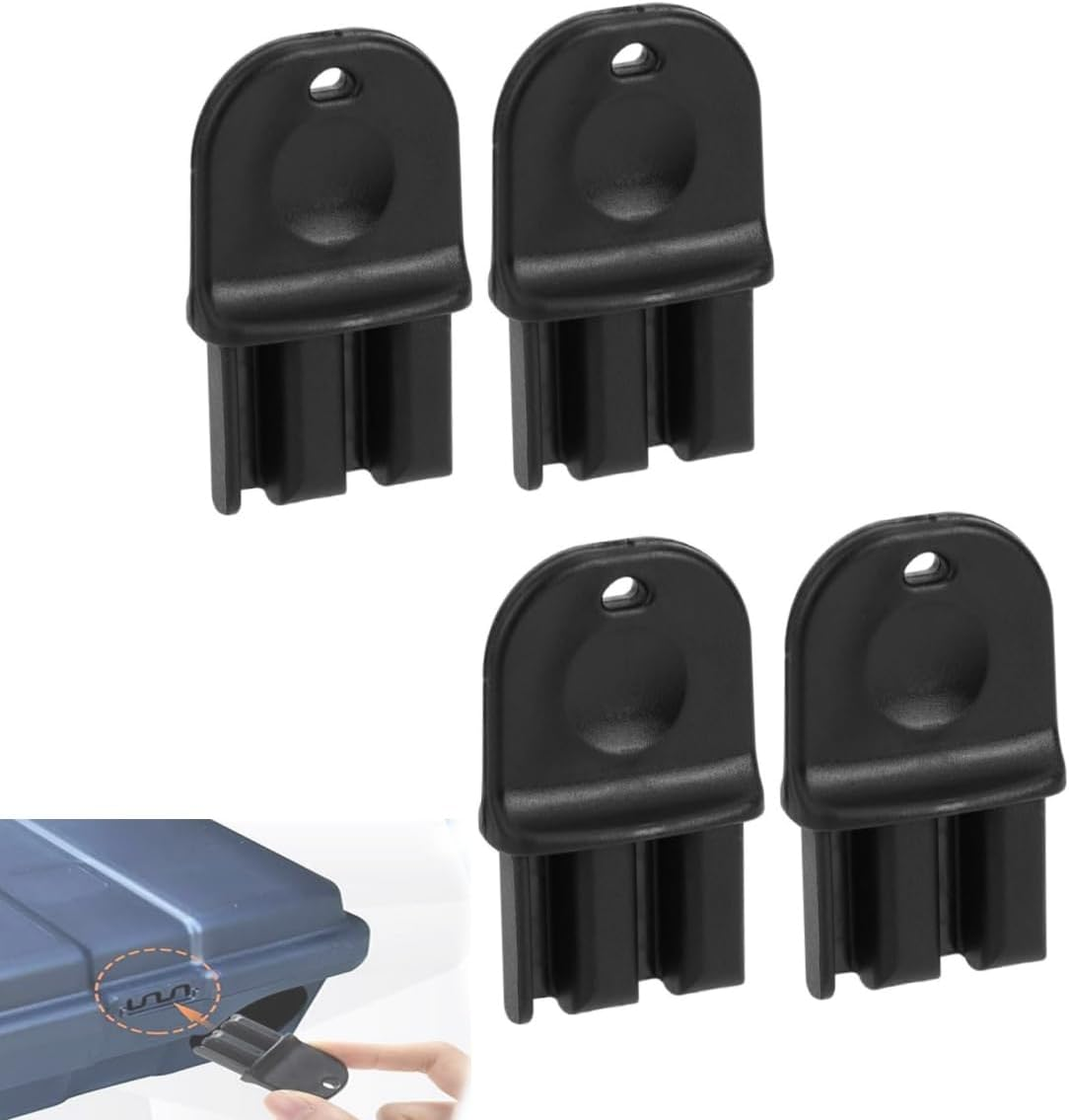 WADY 4-Pack Mouse Station Key Replacement, Durable Plastic Bait Station Keys Compatible with Standard Rat Traps, Outdoor Rodent Control Box Accessories for Pest Management (Black) image number 5