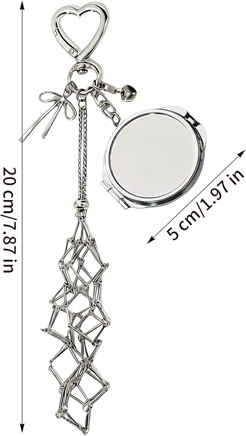 Lip Balm Holder - Portable Cosmetic Organizer with Mirror, Lipstick Case Keychain, for Women Girls Wallet Purse Backpack Christmas Stocking Stuffers, Travel Accessory for Daily Touch-Ups image number 5