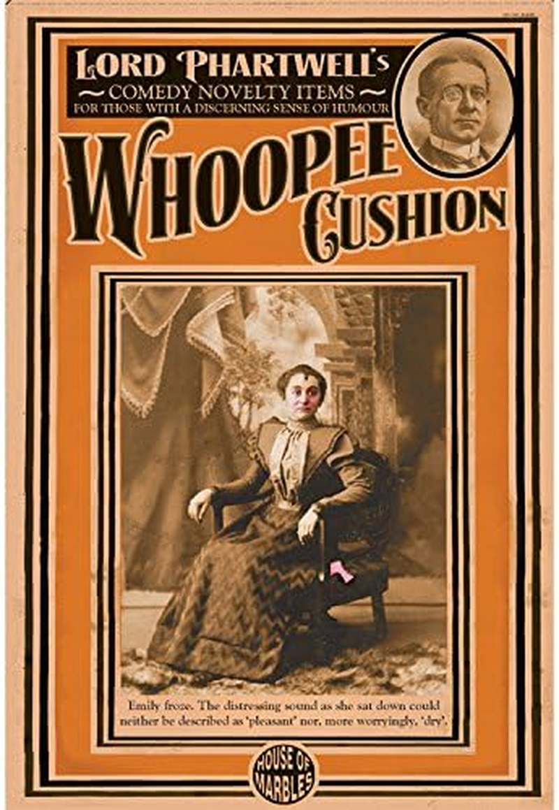 House of Marbles Whoopee Cushion Made from Natural Rubber Latex, a Timeless Farting Classic Jokes Collection Whoopie Toys for Kids and Adults, in Hilarious Packaging for Novelty Pranks image number 4