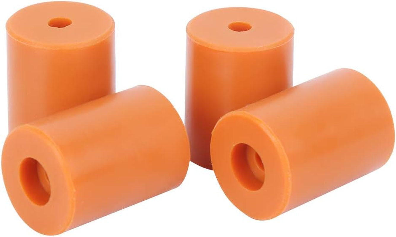 Marhynchus 4Pcs Silicone Hot Bed Leveling Column 3D Printer Hot Bed Mounts Column Fit for Ender-2/Ender 3/Ender 3 Pro/Cr-10/10S PRO Orange image number 3