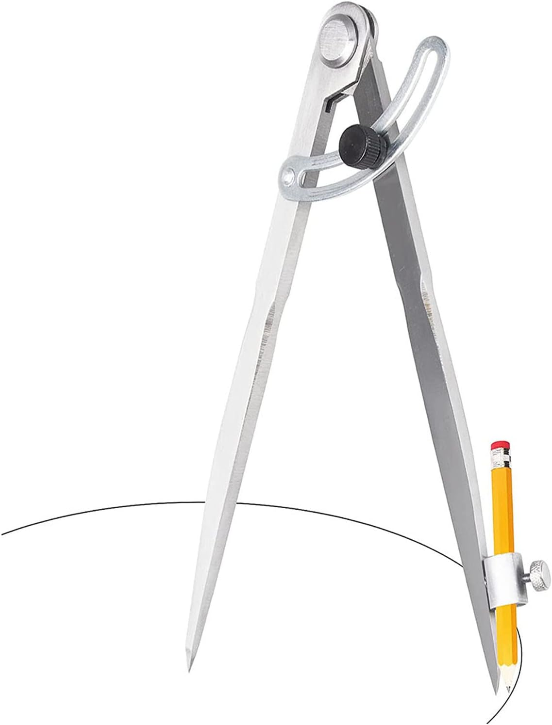 Compass for Geometry, 20 Inch Compass for Woodworking, Precision Woodworking Compass with Wing Divider and Pencil Holder, Large Compass for Geometry, Drafting, Drawing Compass (20Inch) image number 3