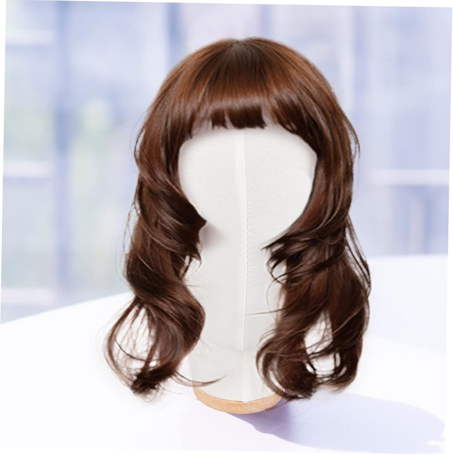 Zerodeko Mannequin Head Stand Wig Hat Display Stand for Hair Styling Home Decor image number 5