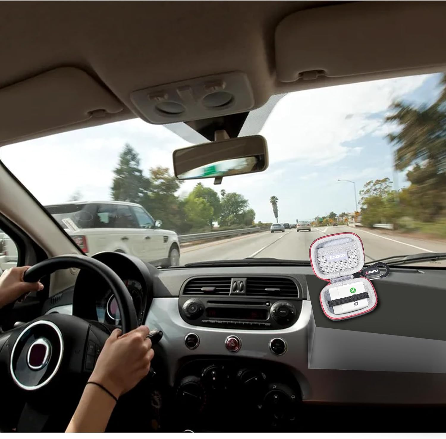 RLSOCO Case for FIXD OBD-II OBD2 Active Car Health Diagnostic Monitor 2Nd Generation, Hard Shell - Protective Case (Cover Only) image number 2