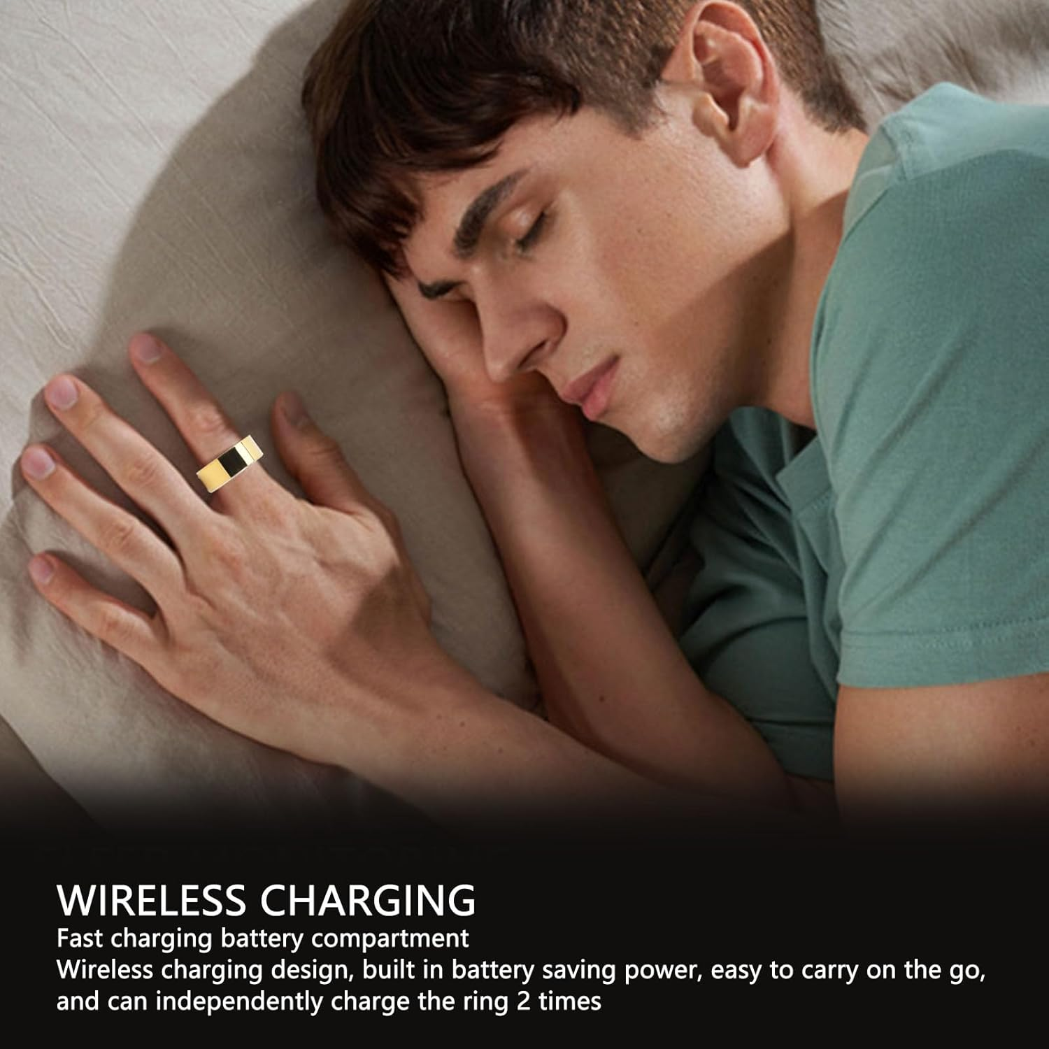 Generic Smart Ring, Multifunctional Fitness Tracker, Sleep Temperature Monitoring, Waterproof Health Device with APP for Men Women, Reshape Your Life (Type 19), Generichwvk1Yi23A-11