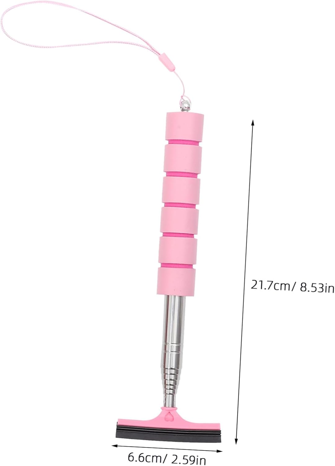 FOYTOKI Car Window Cleaner Tool Squeegee 3Pcs Set Telescopic Mini Windshield Wiper for Rearview Mirror Automotive Exterior Care Portable Cleaning Brushes image number 5