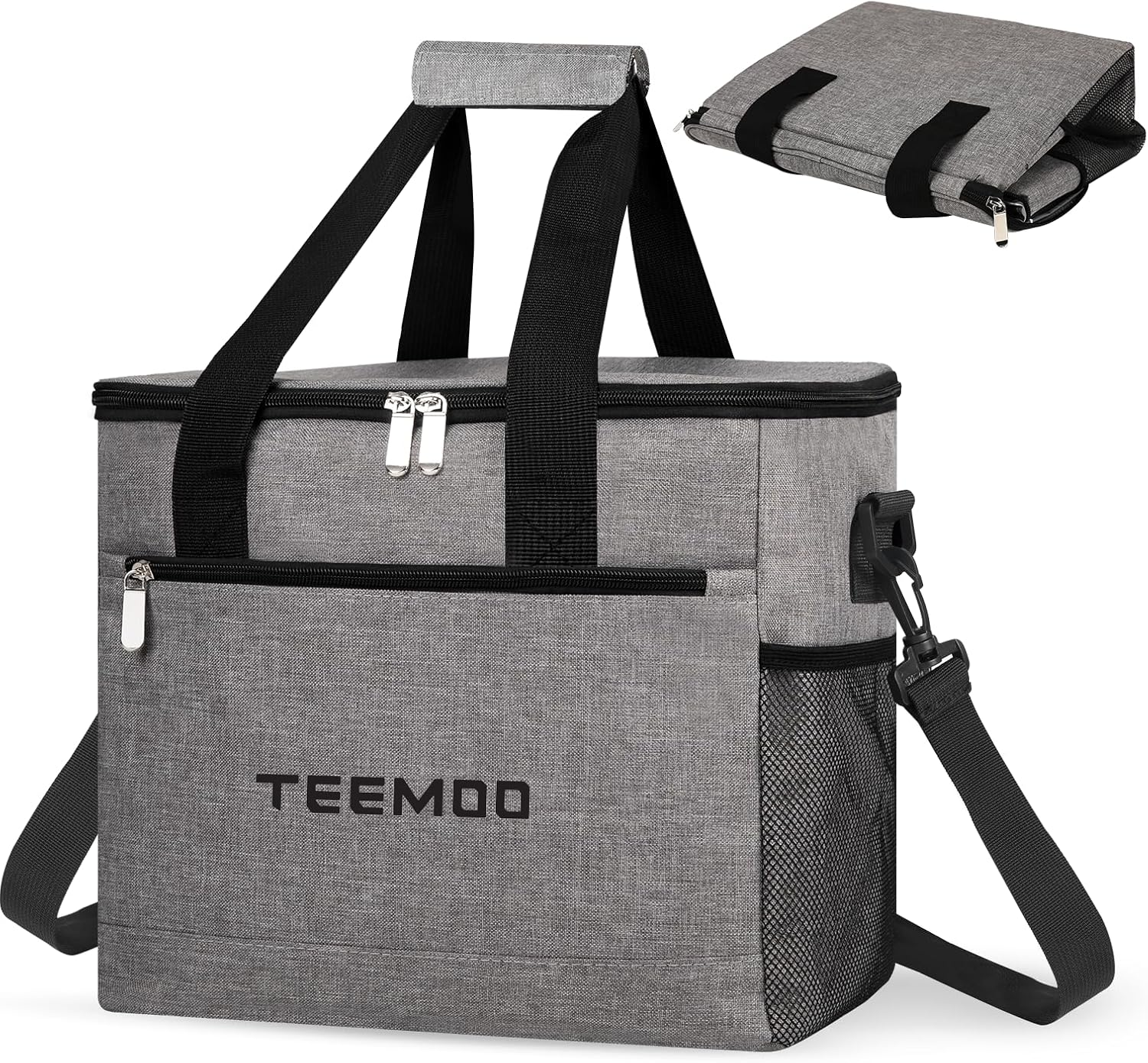 TEEMOO Large Cooler Bag 18L, Soft Cooler Bag, Leakproof, Collapsible, Portable Cooler Bag, Suitable for Beach Camping Picnics