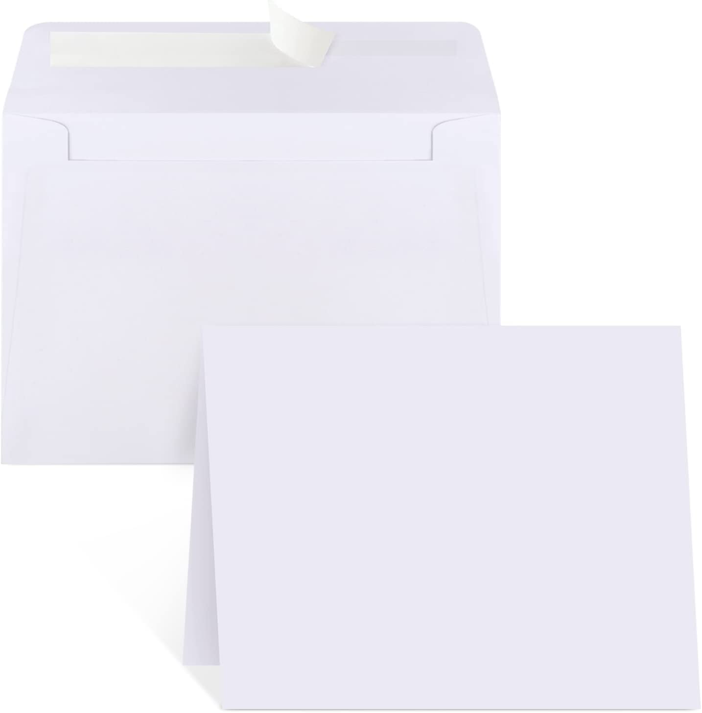 Joyberg Blank Cards and Envelopes 4X6, 30 Pack White Invitation Cardstock with 30 Pack Envelopes, Self-Seal Thank You Blank Greeting Cards and Envelopes, for All Occasions DIY, Print Custom image number 5