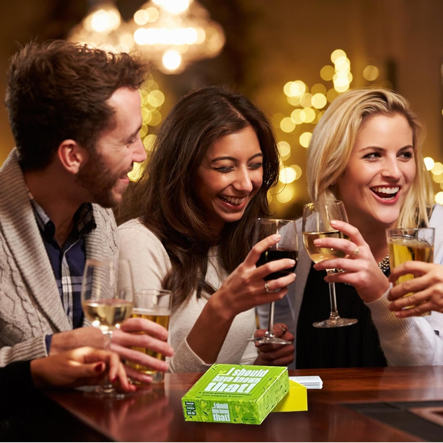 I Should Have Known That! Trivia Game for Adults - Fun Travel & Family Card Game with Yes/No Questions, Compact 5.5X5.5X1.5 Inch Box (Green/Red) - Perfect Board Games for Parties & Gifts image number 4