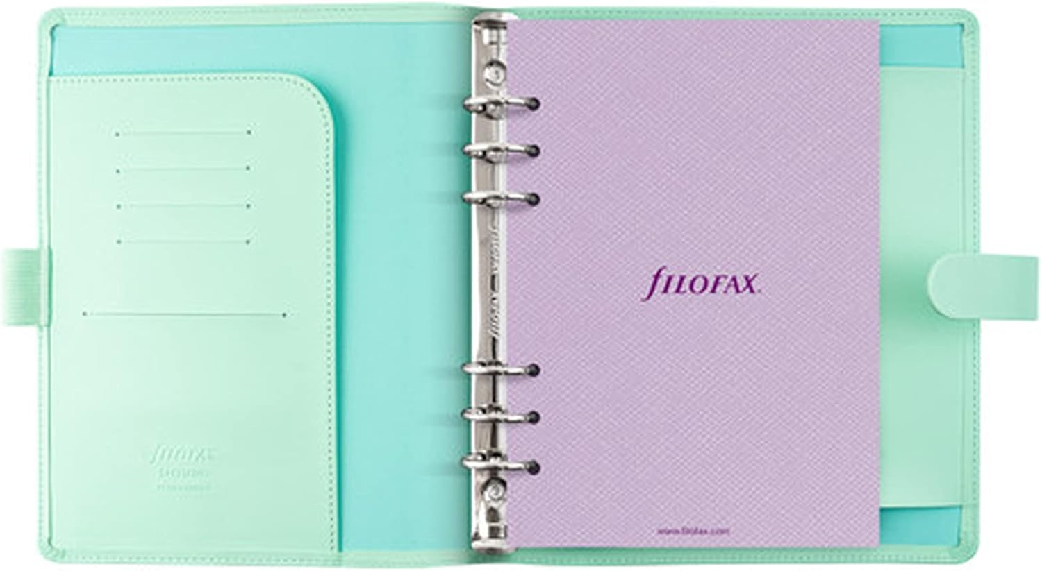 Filofax Saffiano A5 Organiser, Neo Mint - Granite image number 4