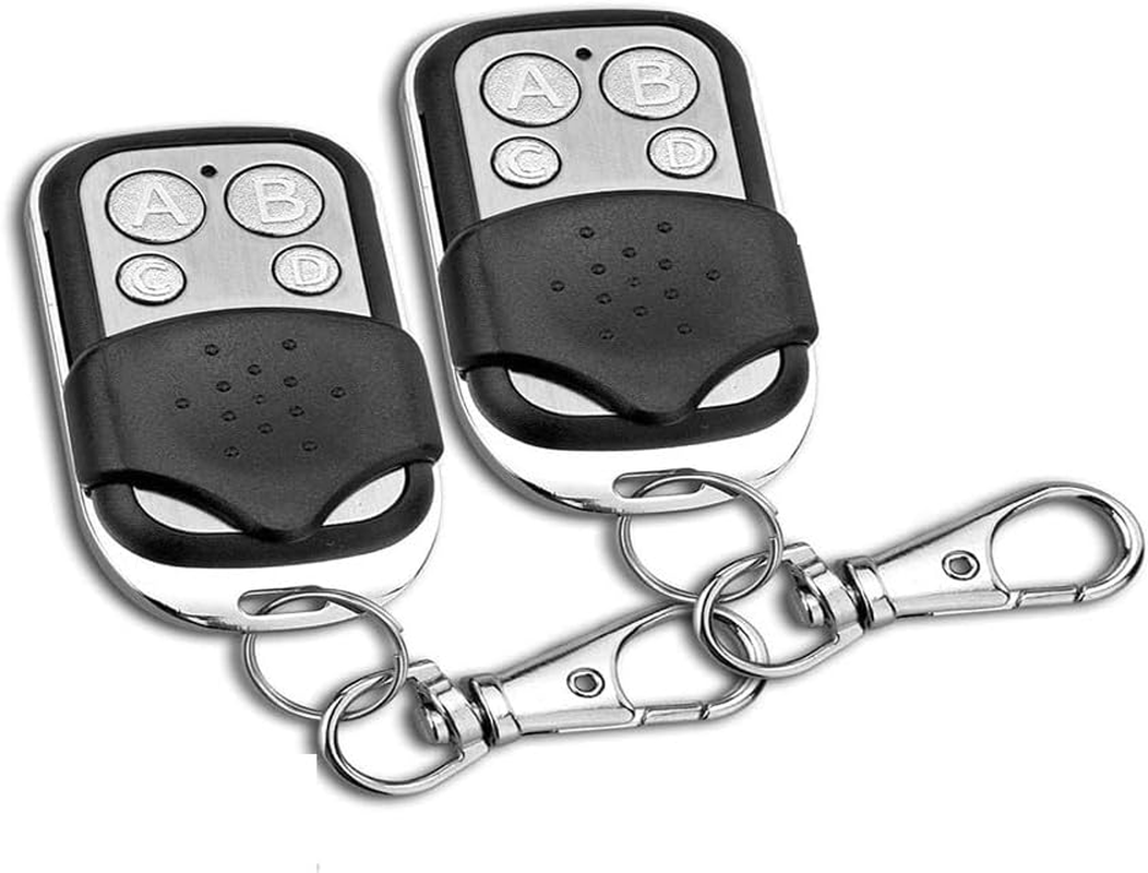 TAVICE Universal Garage Door Remote Replacement Cloning Car Gate Opener Wireless Control Key Fob 433Mhz (Two Pack)