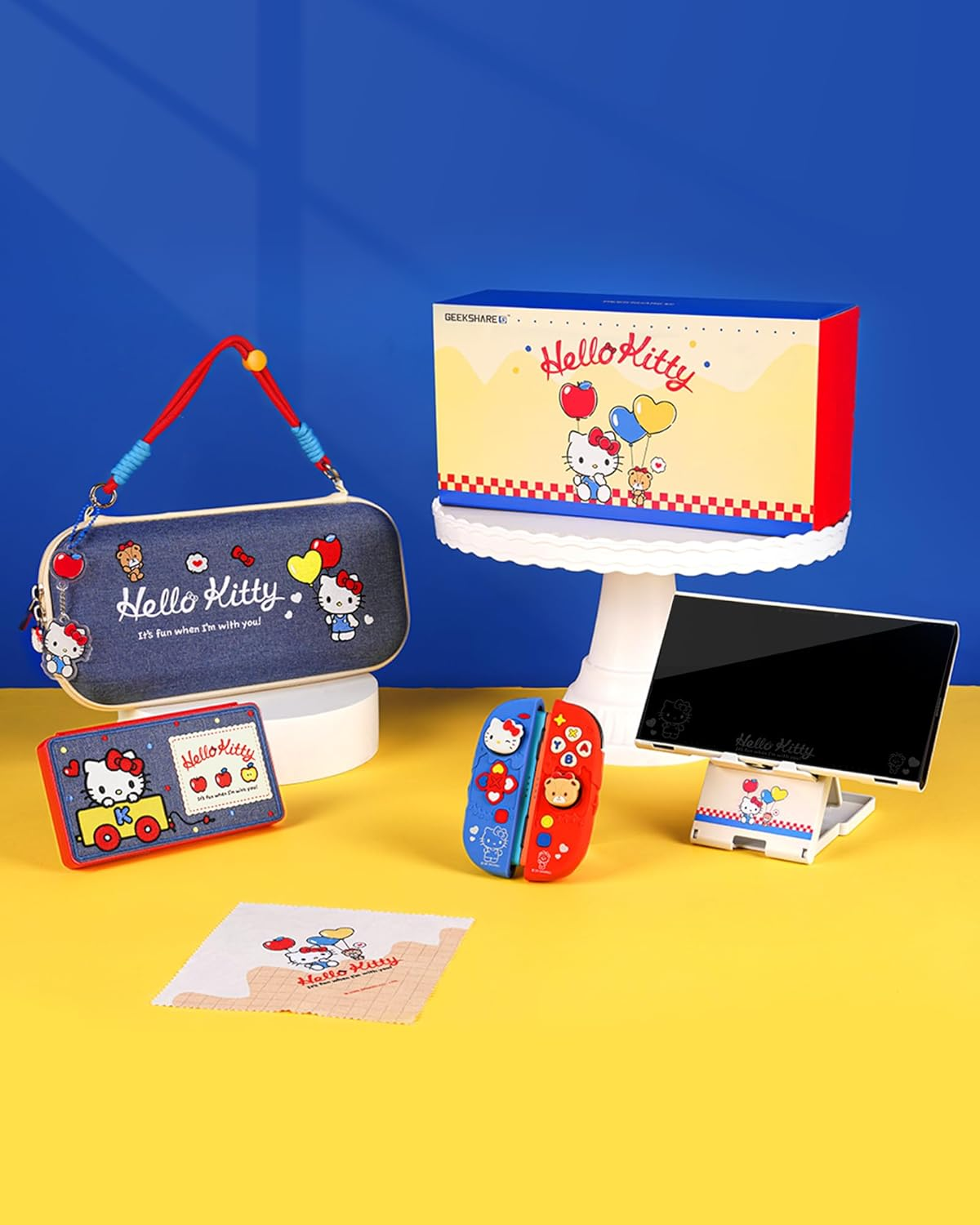 Kuitmor Switch Accessories Bundle for Switch 2 : Carrying Case, Protective Case, Game Card Case, Screen Protector, Playstand, Thumb Grip Caps and More (For Switch 2025) image number 4