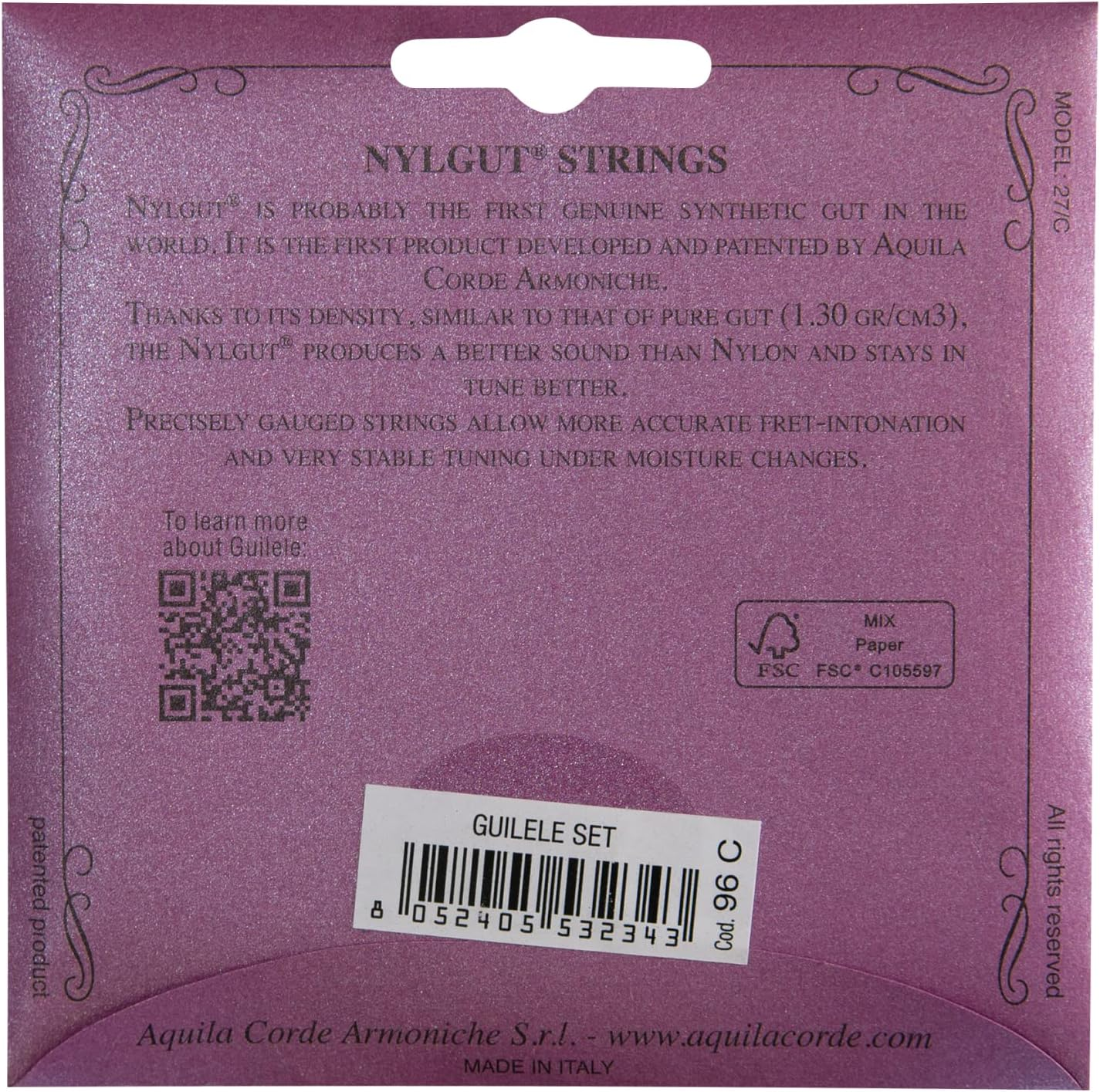 Aquila 96C Guilele Strings Set