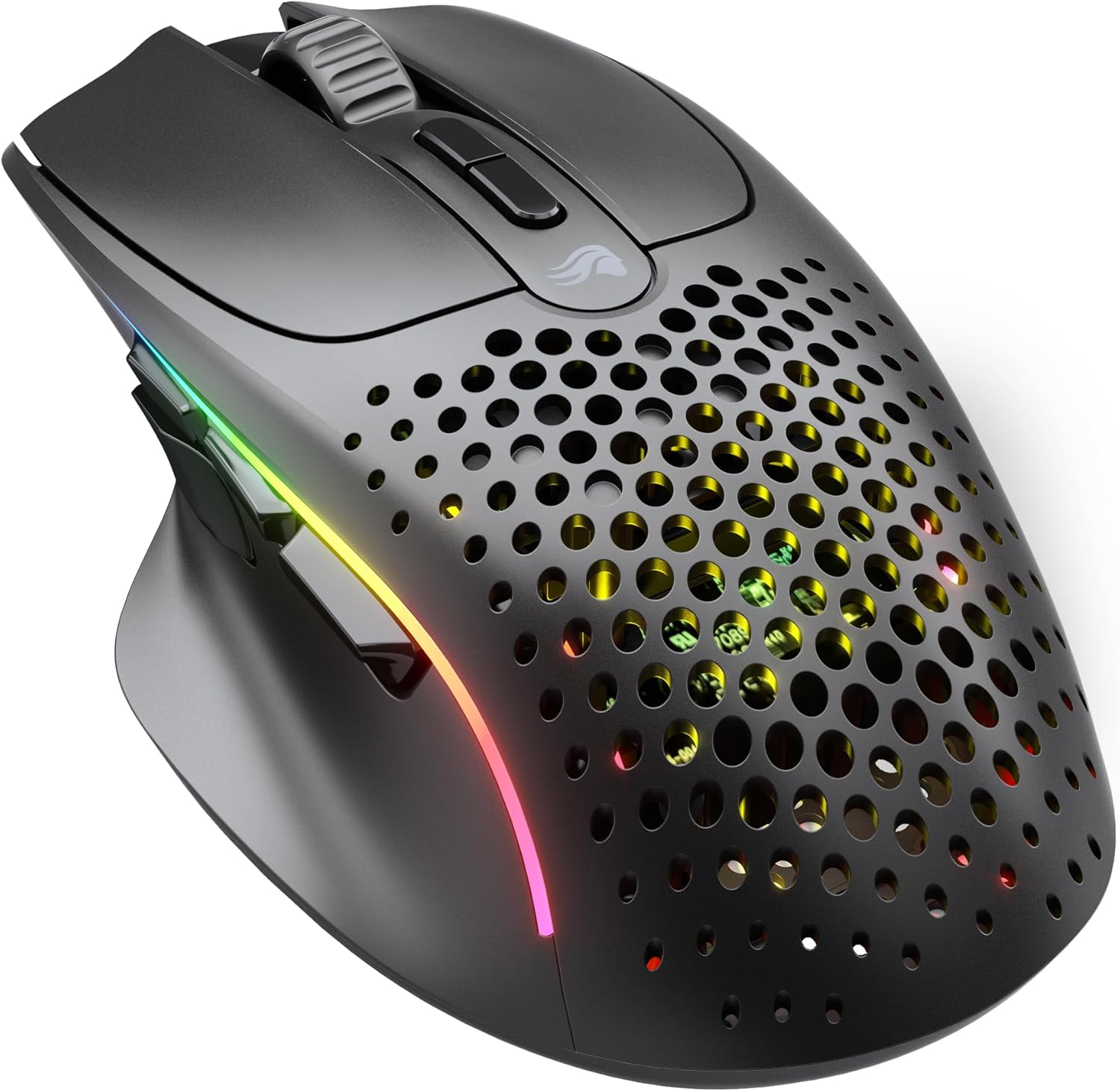 Glorious Model I 2 Wireless - MMO Mouse (Black) with 9 Programmable Side Buttons, 16 Configurations with Layer Shift, 2 Swappable Magnetic Buttons, Superlight 75G, Perfect for FPS, MOBA, and MMO image number 4
