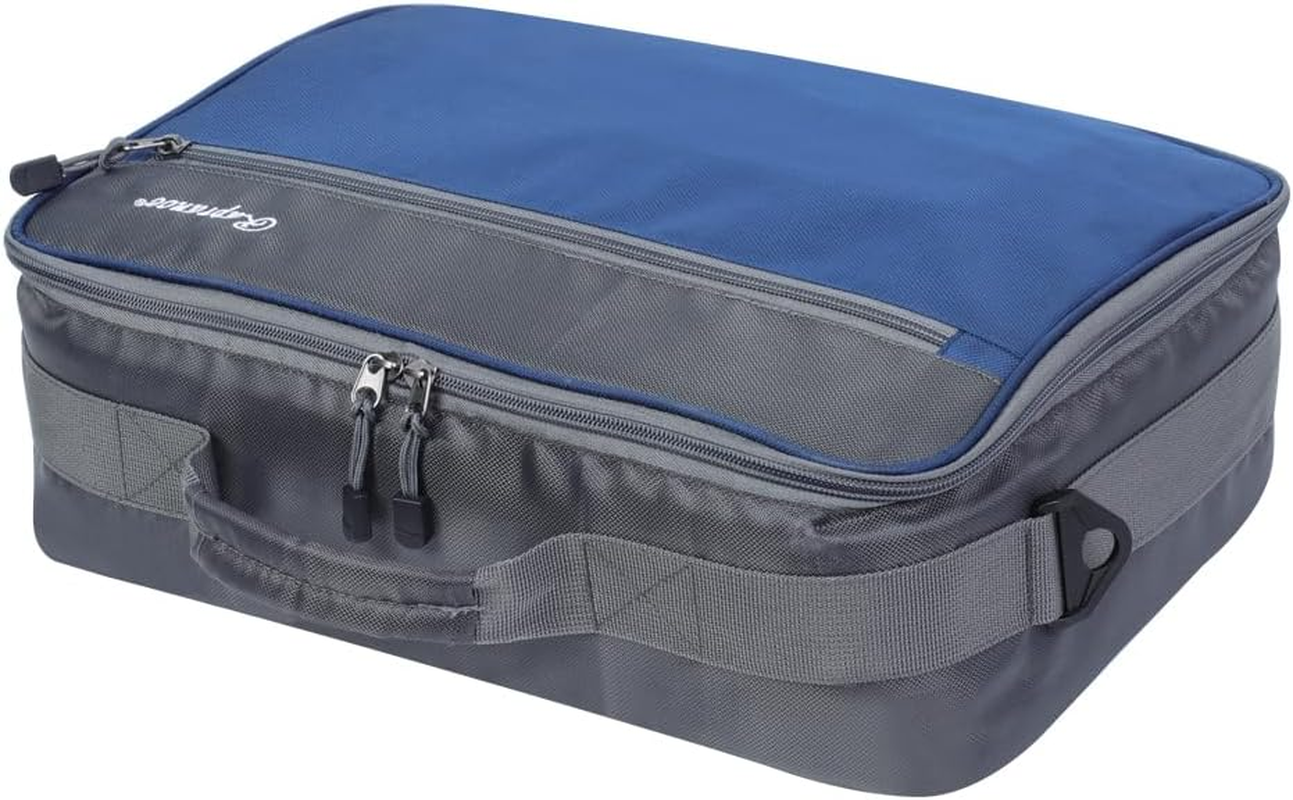 Raprance Fly Fishing Reel Case ，Customizable Dividers Shockproof Storage Box，Portable Travel Storage with Protection, Blue image number 4