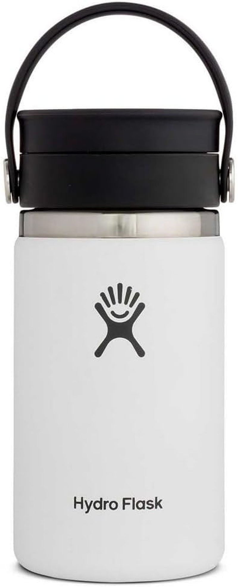 Hydro Flask 12 Oz Wide Mouth Bottle with Flex Sip Lid White image number 3
