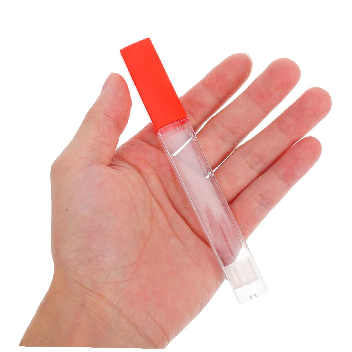 2Pcs Plastic Thermometer Storage Case Protective Holder for Adults under Tongue Thermometer and Needle Tools Plastic Material Easy to Clean Multi-Purpose Protective Tube for Home image number 3