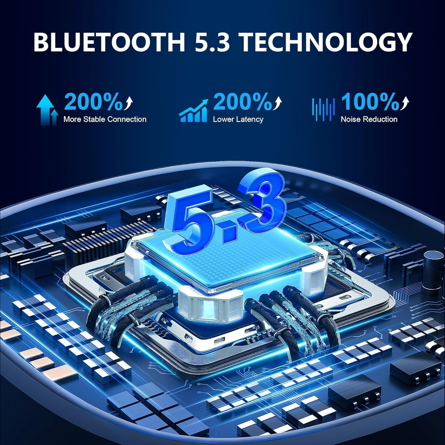 SONRU Aux Bluetooth Adapter for Car, Bluetooth 5.3 Aux Adapter with Mic Noise Cancellation, [Dual Connection&Plug-And-Play] Bluetooth Receiver for Car/Home Stereo Music Streaming and Hands-Free Calls image number 5
