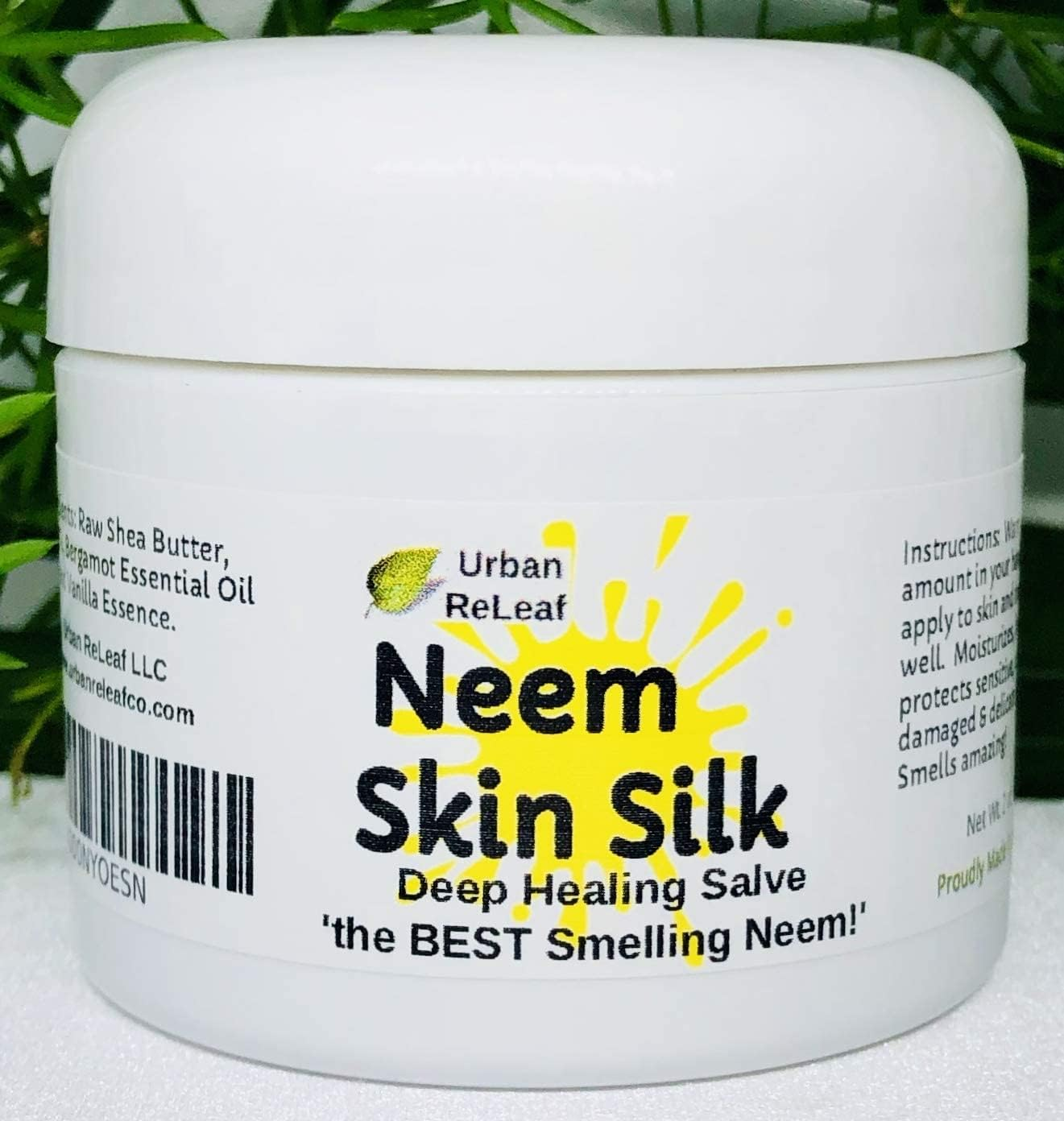 NEEM SKIN SILK Restoring 100 NATURAL Ayurveda Balm. Soothing to Body & Soul. 60Ml Cream Healing Lotion Relief Gentle Repairs Dry Skin Vegan. Vitamins Rejuvenate. Feed Your Skin... Rub It in Organic Shea Butter, Coconut & Olive Oil, Soywax, Organic .. image number 2
