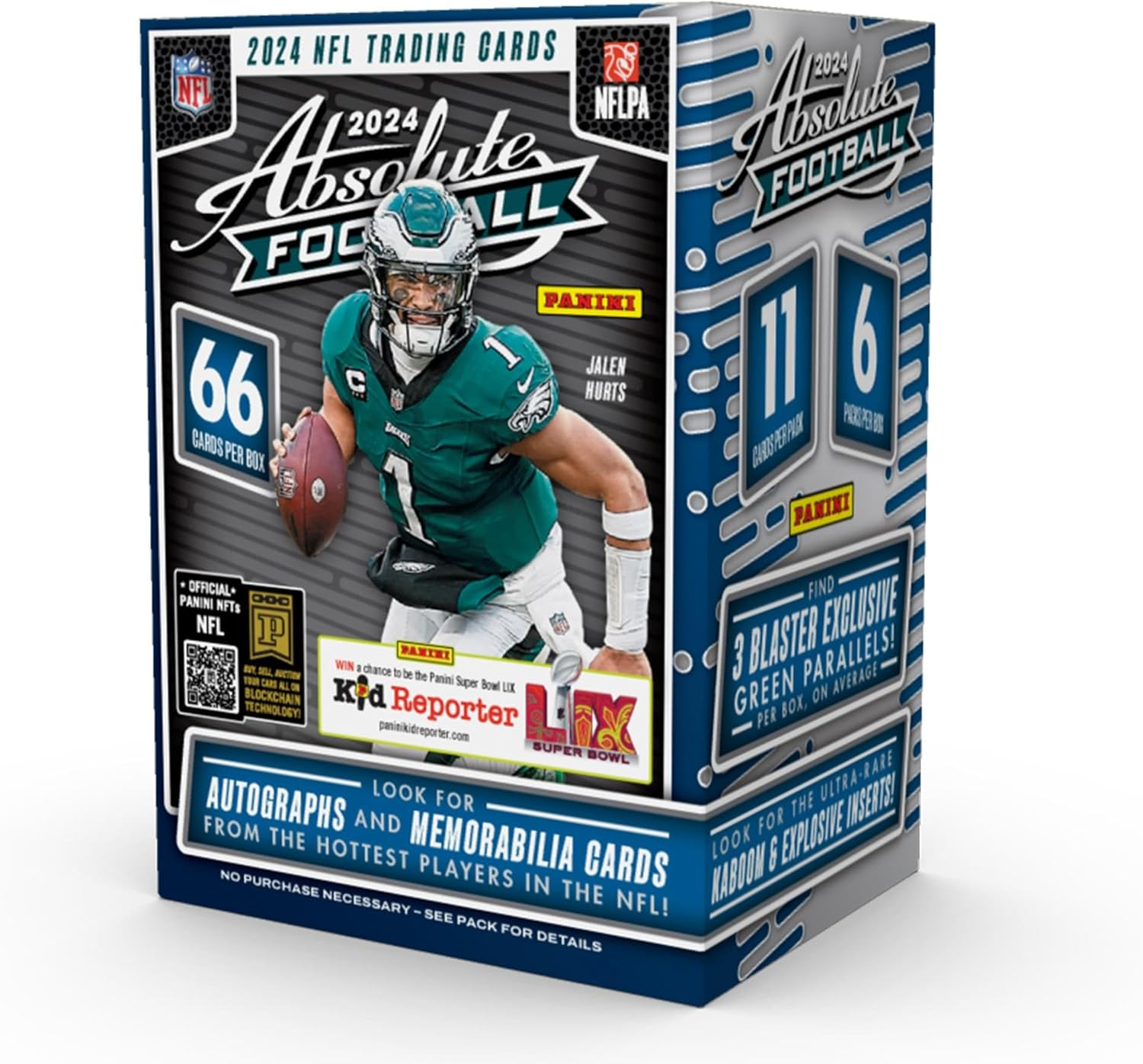 2024 Panini Absolute Football NFL Trading Cards Blaster Box image number 2