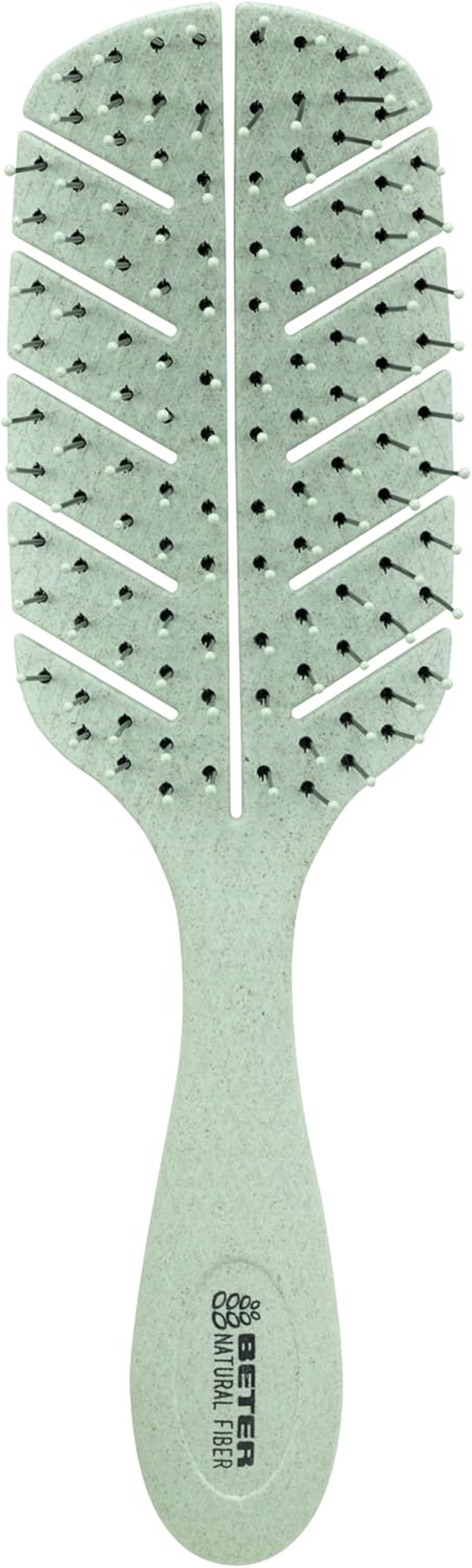 Beter - Hair Brush Set - anti Pull Brush + Mini Brush Ideal for Travel - Sustainable and Recyclable Natural Fibre