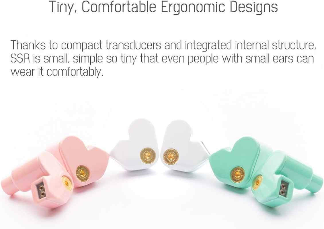 Moondrop SSR Earphone Brllumn-Coated Dome Diaphragm Dynamic Driver In-Ear Earphone White image number 3