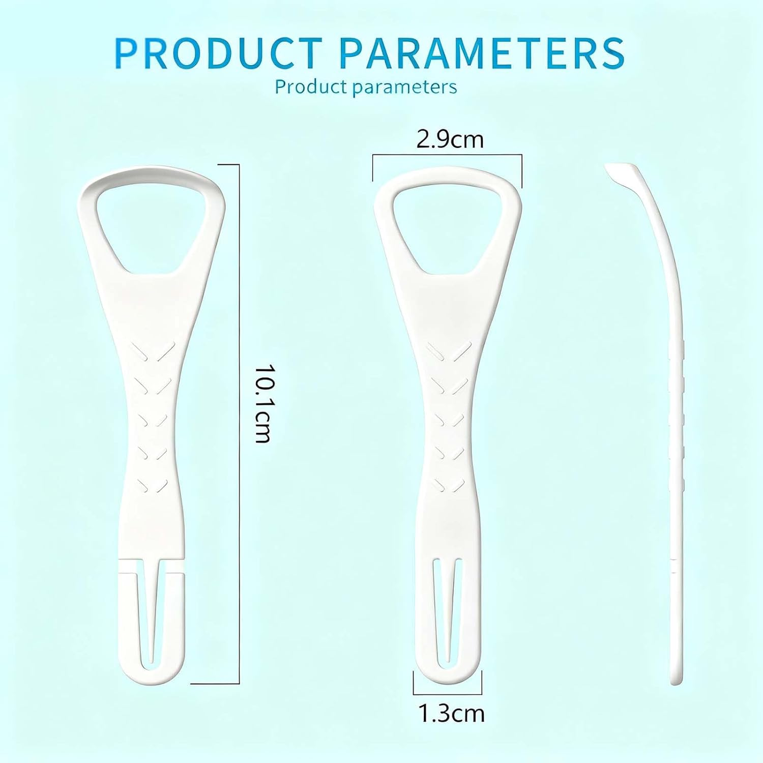 Tongue Scraper，Disposable Tongue Cleaner 30 Pack, Bpa-Free Tongue Scraper & Brush with Toothpick, Portable White Tongue Cleaners for Adults, On-The-Go Oral Hygiene image number 5