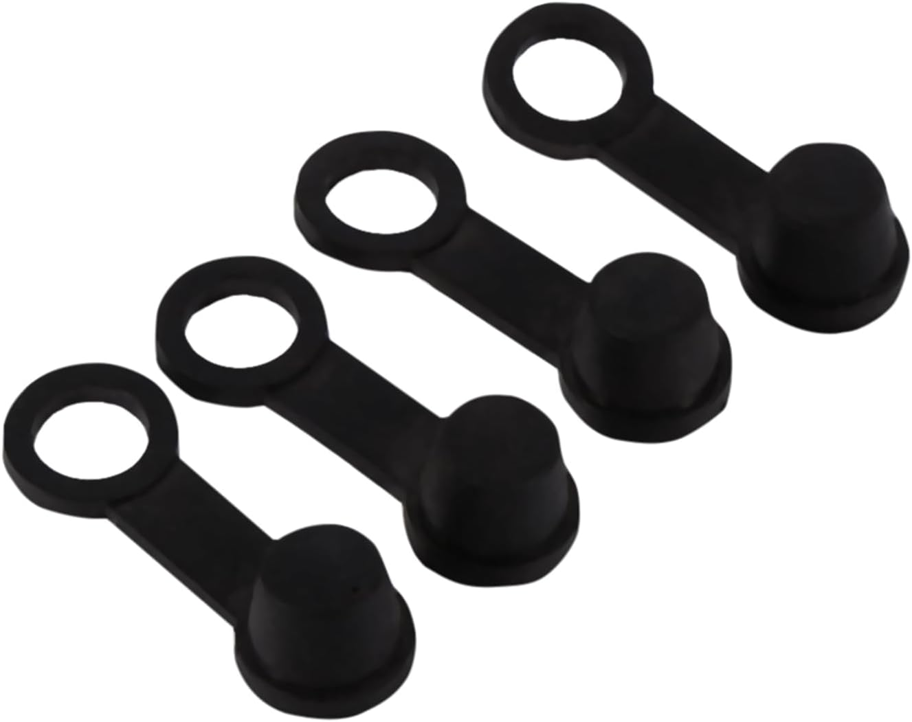 Motorbike Sturdy Brake Bleed Nipple Cap Dust Cover, Pack of 4, Fits 8Mm Screws on Cars and Motorcycles