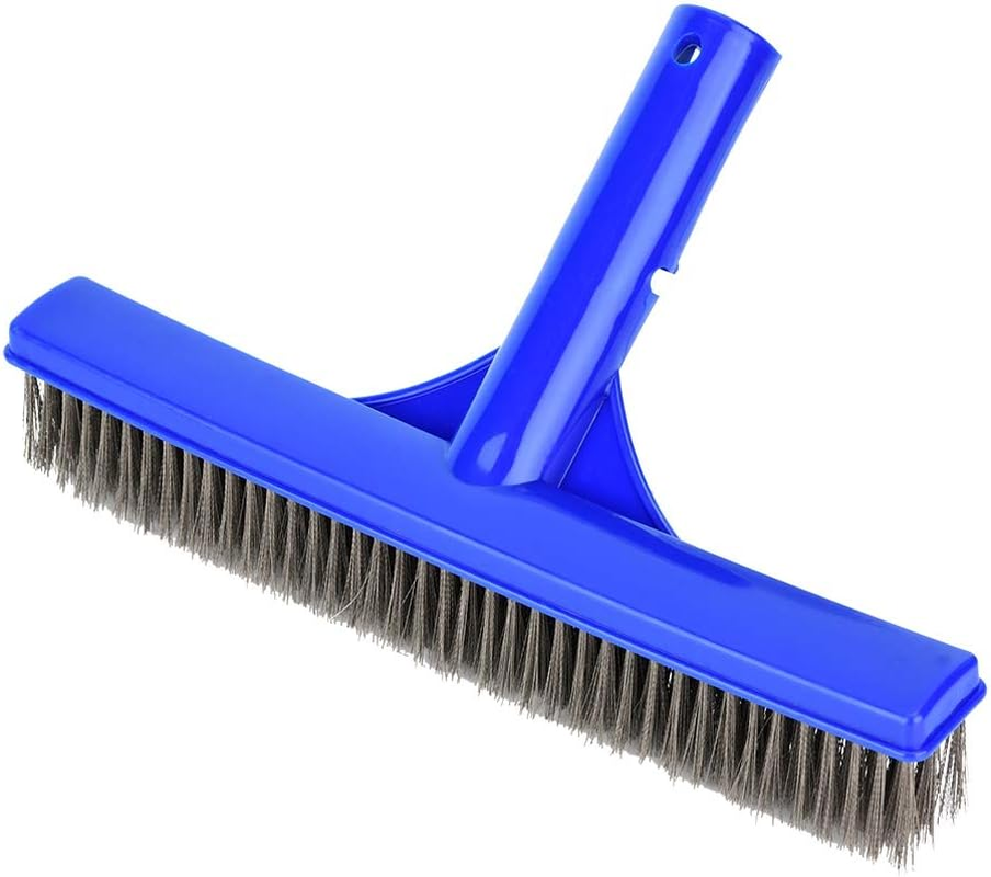 Pool Brush, Swimming Pool Wall Brush with High Density Steel Wire Bristles and 45 Degree Angled Handle for Effective Dirt Removal in Spa Pond Cleaning image number 5