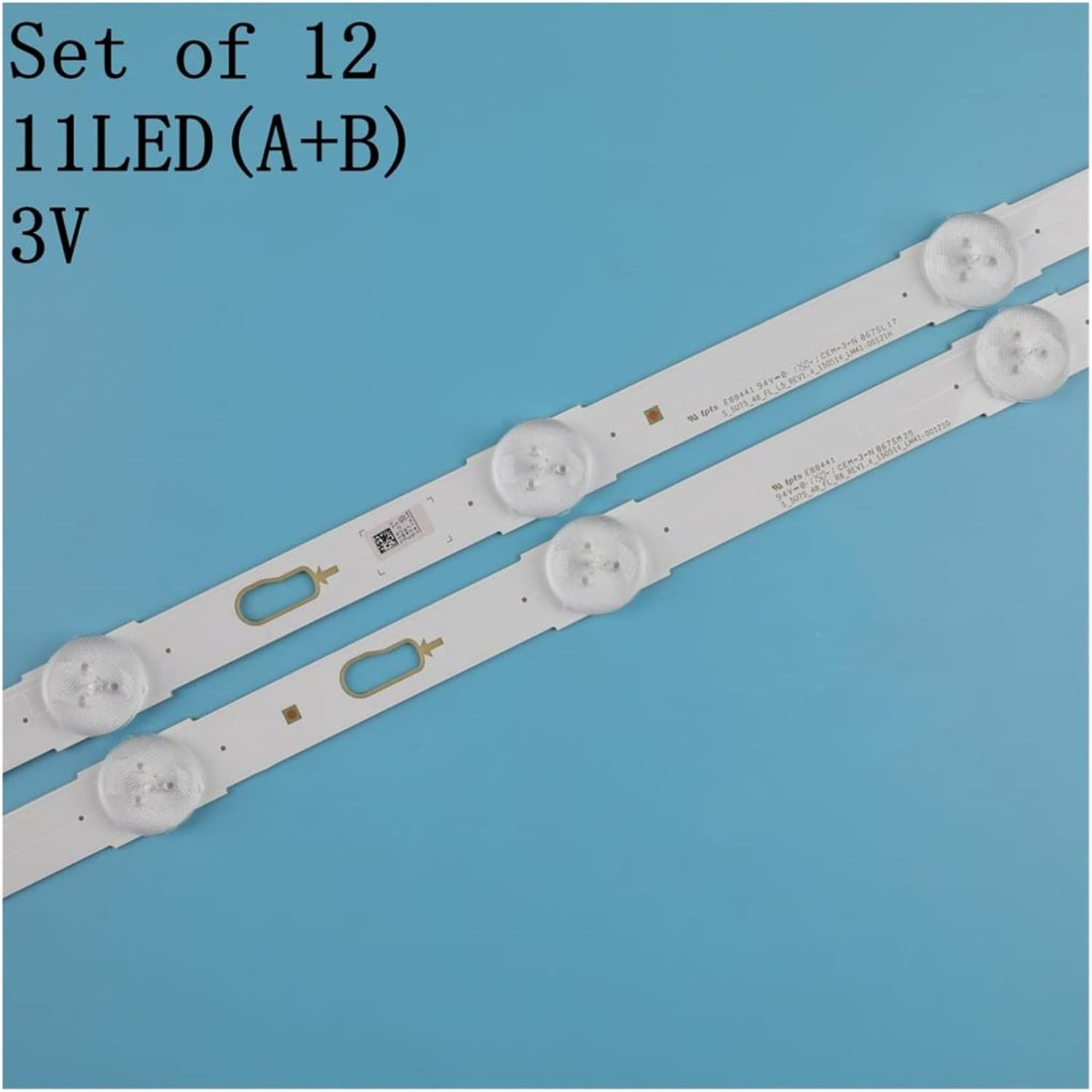 BHUTMPJK 12Pcs LED Backlight Strip Fit for Samsung UE48JU6000 BN96-34793A BN96-34794A S_5U75_48_FL_R6 S_5U75_48_FL_L5 LM41-00121G 00121H image number 4