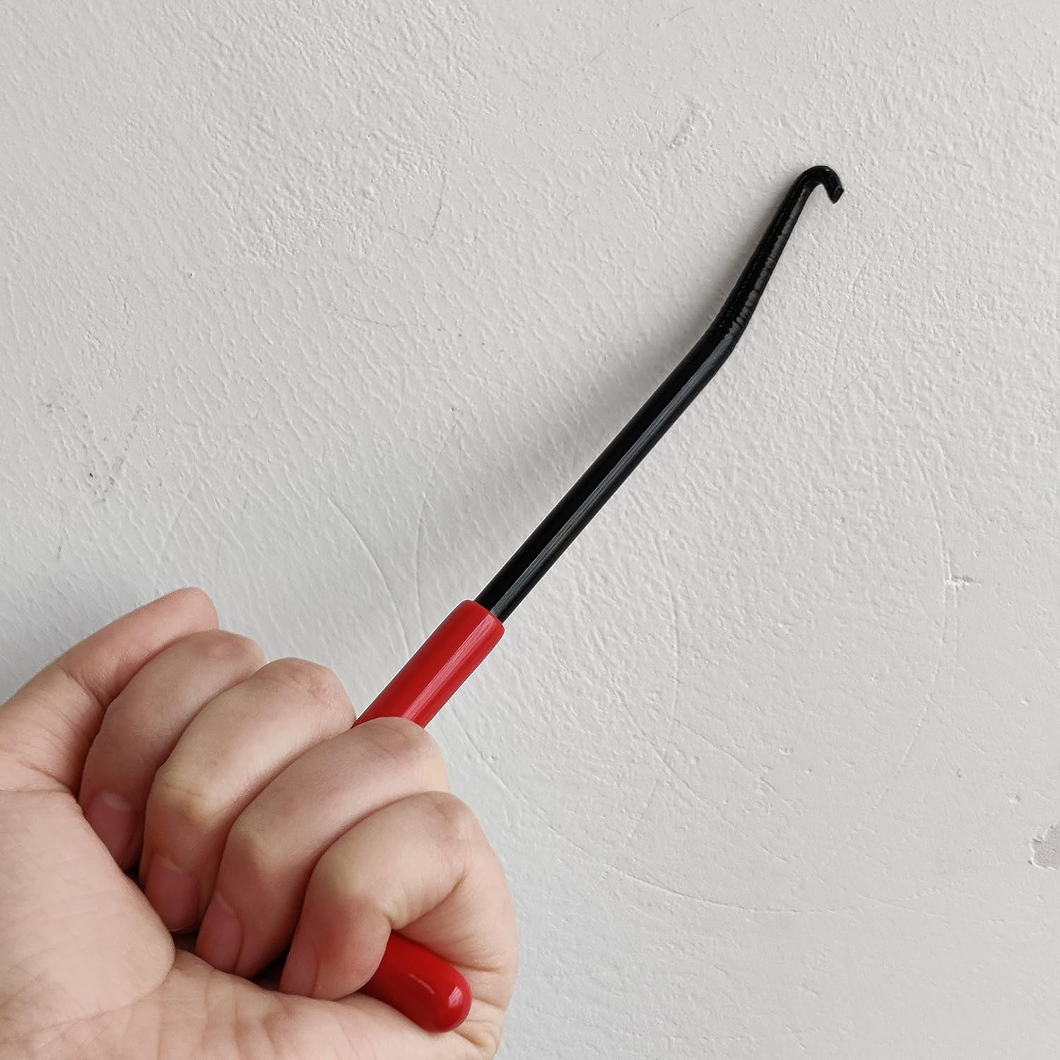 Motorcycle Exhaust Spring Hook, T Shaped Handle Exhaust Pipe Spring Puller Installer Hooks Tool with Rubber Coating for Motorcycle Vehicle Springs Removal, Installation, Adjustment (1Pcs) image number 1