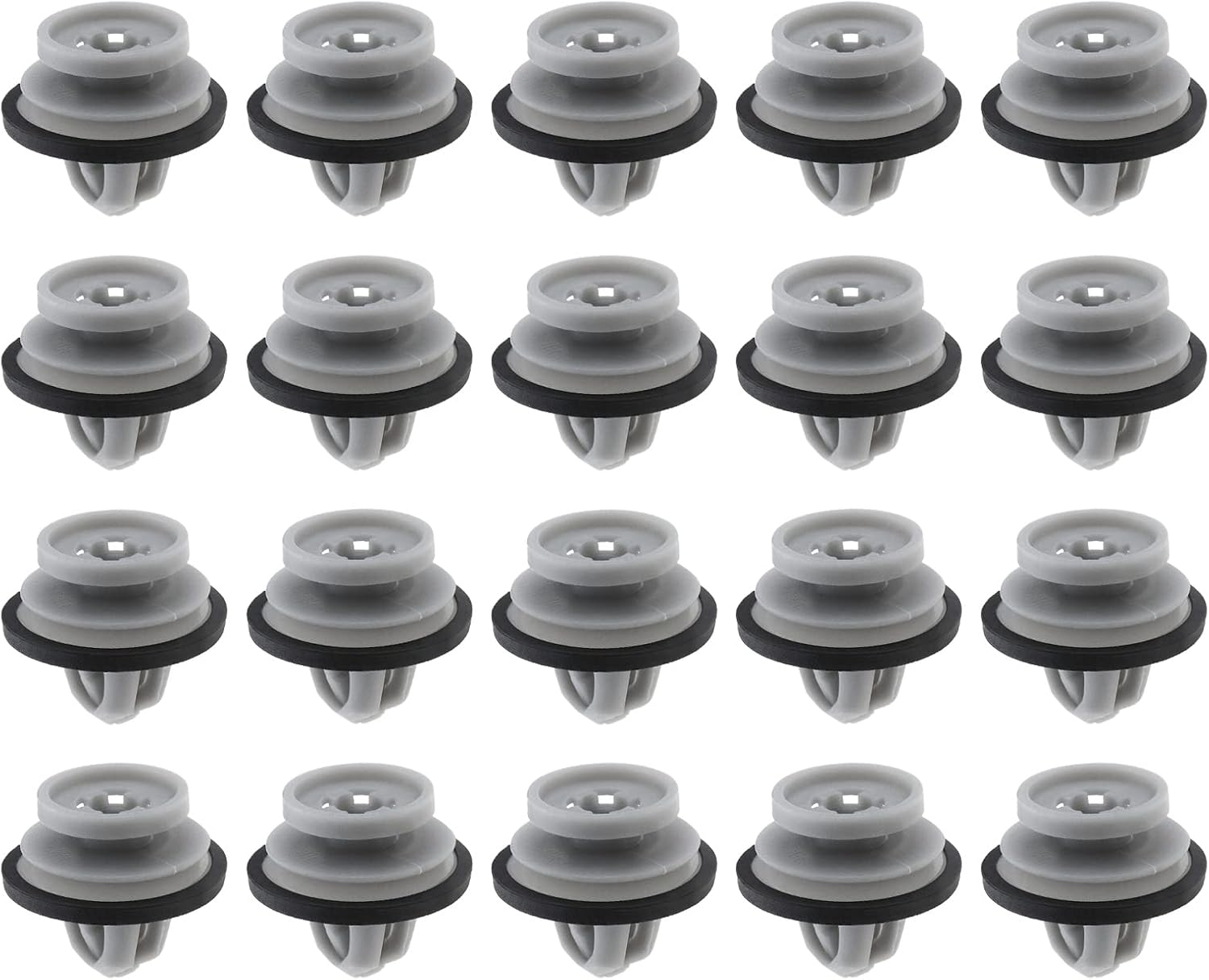 SING F LTD 20PCS Lower Door Moulding Clips LR112137 Compatible with Defender Range Rover Evoque Car Door Panel Door Trim Retainers Clips Plastic Fasteners image number 5