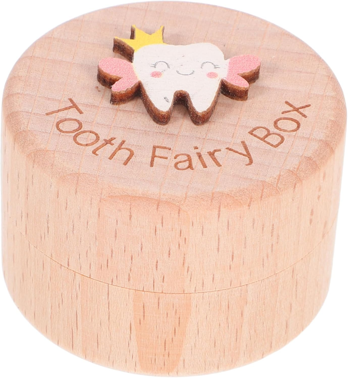 Generic Wooden Keepsake Storage Box for Cute Tooth Organizer to Cherish Lost Teeth and Hair Thoughtful for Milestones and Growth Memories