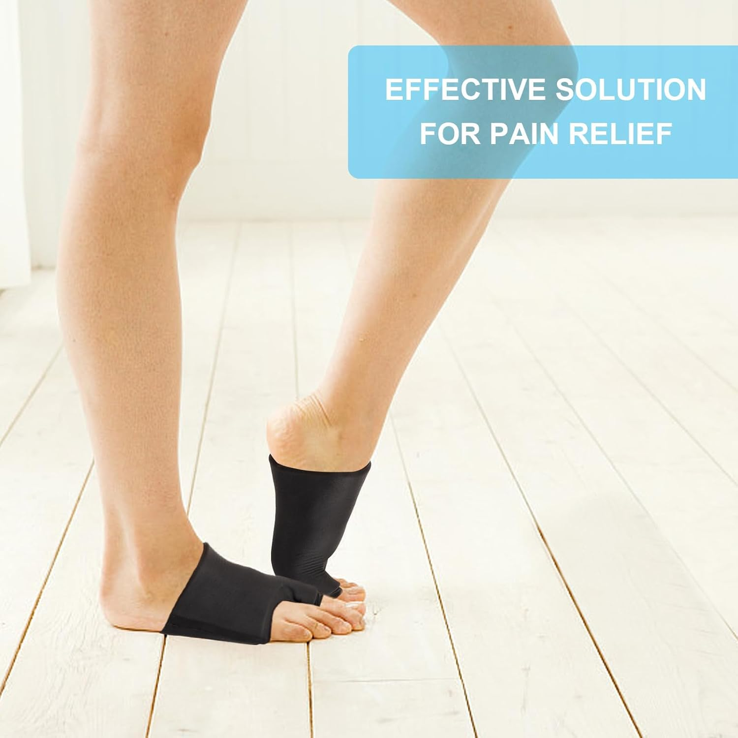 Foot Ice Packs (1 Pair) Big Toe Wrap for Cold & Heat Therapy - Pain Relief for Bunion, Plantar Fasciitis, Swelling, Sprains, Post-Surgery Recovery - Reusable Gel Pack image number 3